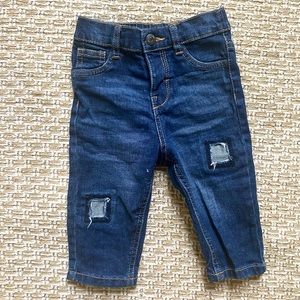 Baby Denim Jeans Gender Neutral Boy Girl Clothes Little Wonders 9-12 Months